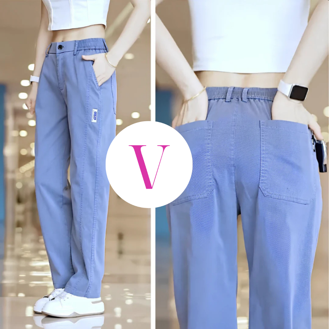 [Pagá 2, Llevá 3] Pantalón Femenino Aurora en Tela de Seda Hielo y Poliéster (¡Tu Nueva Prenda Favorita!)